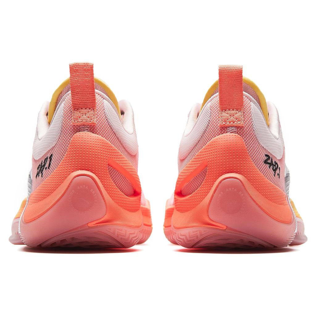 Anta Instantaneous 1 Honey Peach Low Top Basketball Shoes Men's Pink