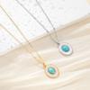 New Personalized Bird Egg Pendant, Fashionable, Simple, Niche Oval Necklace