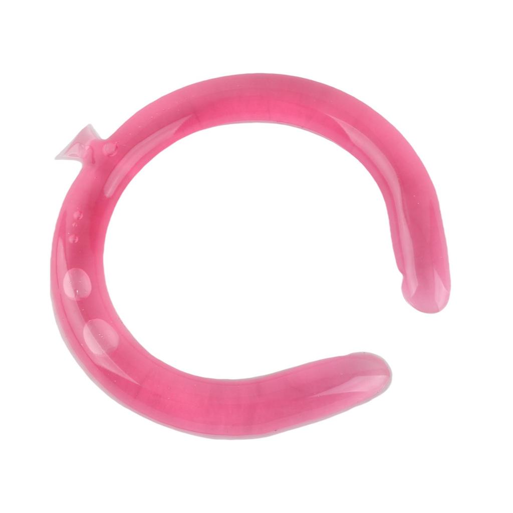 Neck Cooling Tube Summer Reusable Wearable Ice Rings for Hot Weather Outdoors Sports Pink