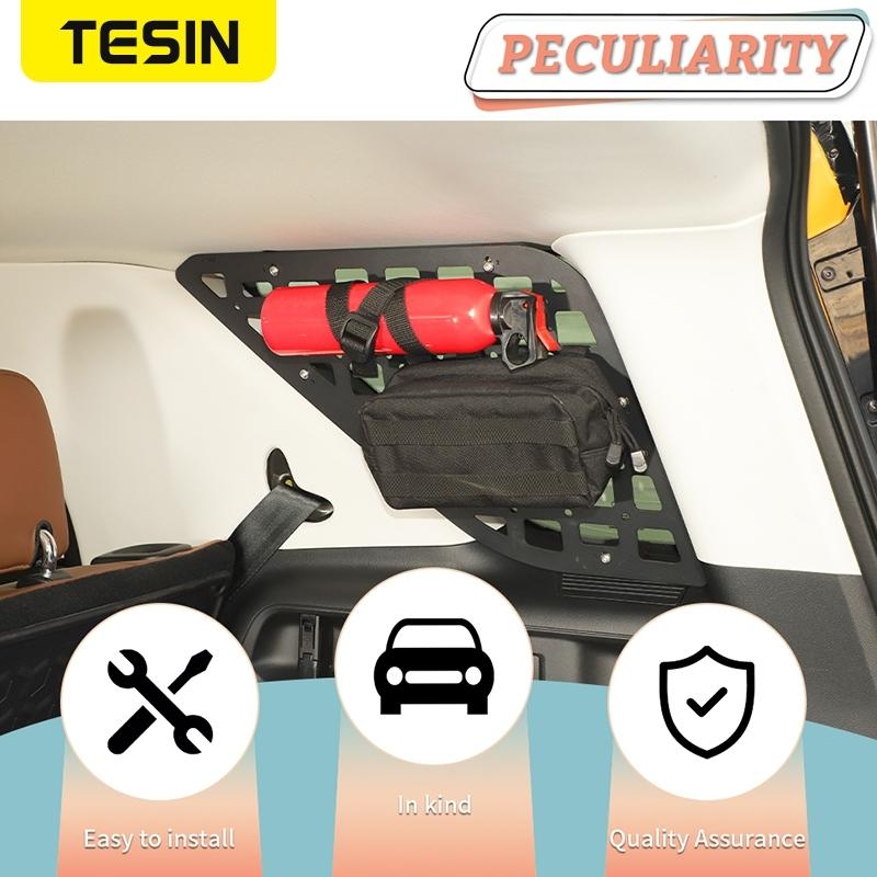TESIN Trunk Side Extension Storage Rack Luggage Shelf fit for Ford Bronco Sport 2021 2022 2023 2024 2025 2026 Car Accessories