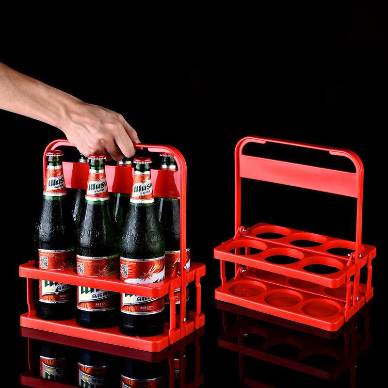 Reusable 6 Pack Beer Bottle Carrier Drink Caddy Holder Beer Rack Cup Organizer