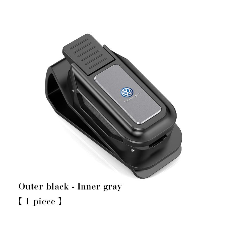 Car Visor Glasses Clip For Volkswagen VW GOLF 3 4 5 7 8 mk6 mk8 Tiguan Beetle Passat Polo Sunglasses Holder Storage Accessories zj1