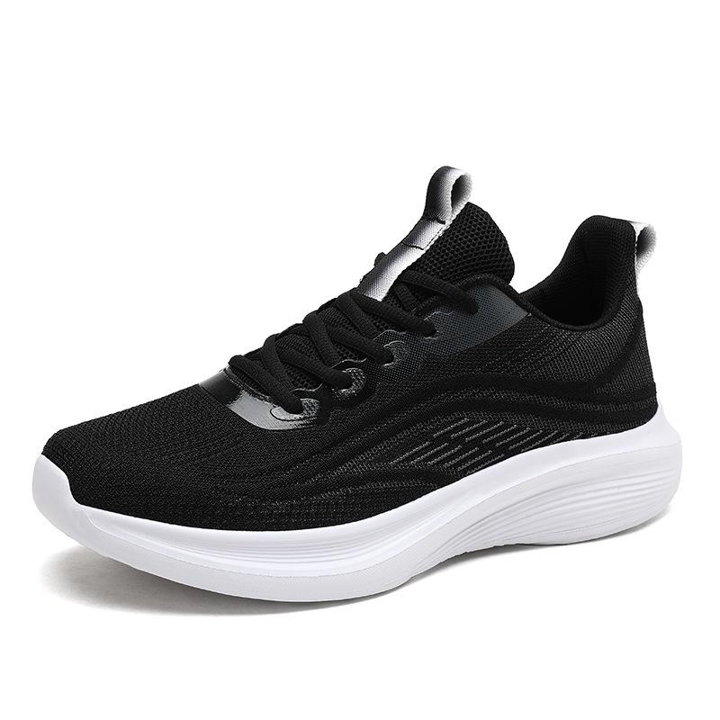 Summer new men's running shoes breathable soft sole lightweight shock-absorbing sports shoes couple shoes spot others none