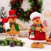 Seasonal Gingerbreads Man Gnomes Scalable Holiday Gingerbreads Man Gnomes Plush Doll Ornament for Table Display