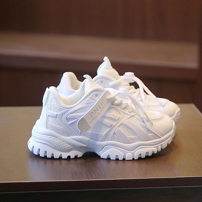 Детская минималистичная и дышащая модная обувь для спорта и отдыха для мальчиков и девочек, обувь для папы, студенческая обувь