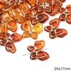 Акриловые бусины Ретро Янтарь Золотая живопись Подвески для DIY Ожерелье Браслет Серьги Изготовление ювелирных изделий