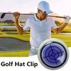 1/5 шт. маркер для мяча для гольфа с зажимом для шляпы, круглая крышка, зажим для метки с функцией уровня, пузырьковый уровень, маркер для гольфа для мужчин и женщин, гольфистов