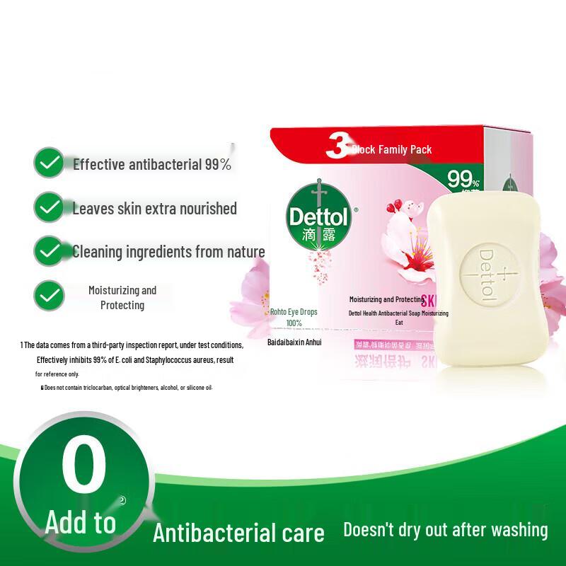 Dettol Moisturizing & Protective Antibacterial Bath Soap