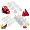 Cone Shape Silicone Molds Baking Tool Mousses Cake Decorating Molds for Making Chocolate Candy Candle Soap Enduring