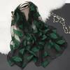 Silk Scarf Women Spring Autunm Women's Long Shawl Autumn and Winter Echarpe High-quality Fashion Lady Elegant Hijab Wraps