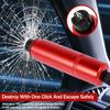 2Pcs Car Safety Hammer Emergency Glass Breaker Seat Belt Safety Cutting Knife 2 In 1 Auto Rescue Tool Escape Window Accessories