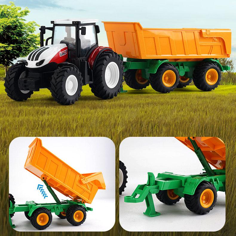 Металлический трактор с дистанционным управлением