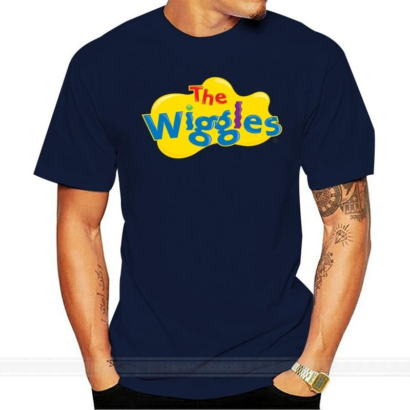 The Wiggles Logo s  TShirt men funny print women tops tee Casual Oneck tshirts