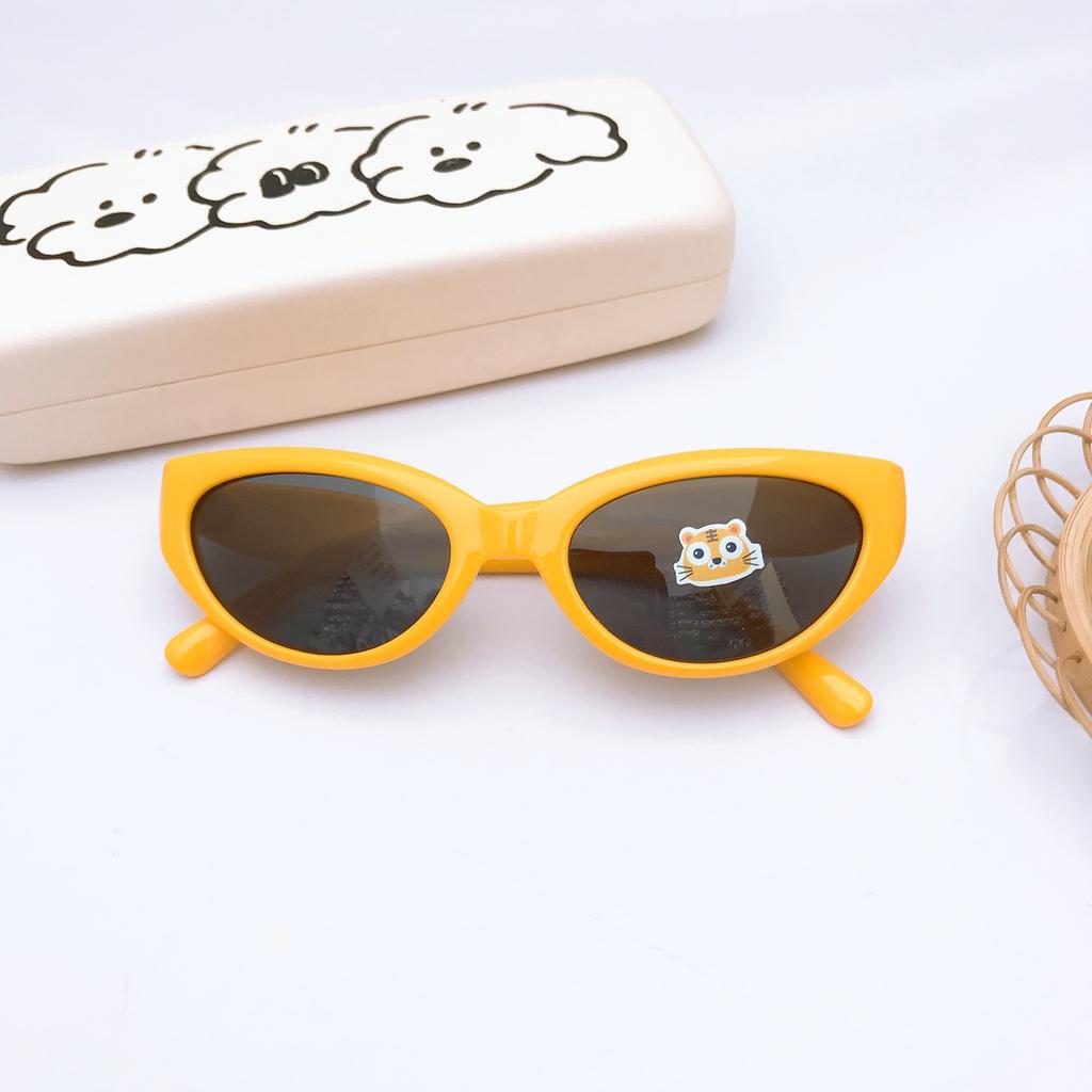 Солнцезащитные очки для путешествий с защитой от ультрафиолета для детей, силиконовые поляризованные очки «кошачий глаз», милые солнцезащитные очки для девочек