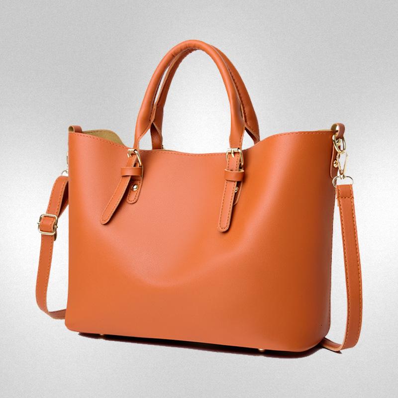 Новая модная вместительная сумка-мессенджер из коровьей кожи, сумка для поездок на работу, плечевая сумка, набор из трех предметов