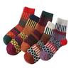 Pairs Winter Warm Crew Socks for Women Thick Mid-Calf Knitted
