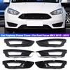 Foglight Foglamp For Ford Focus MK3 2015 2016 2017 2018 Front Bumper Fog Light DRL Daytime Driving Lamp Cover Frame Hood Grille