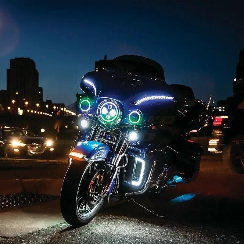 Чехол для мотоцикла 1157 Bullet Style со светодиодным передним указателем поворота для Harley Touring Breakout CVO Road Glide Fat Boy Softail