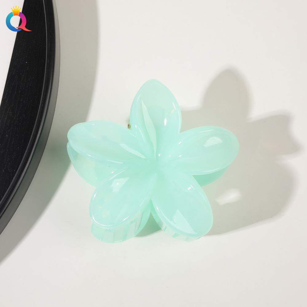 Fashion Bauhinia Egg Flower Hair Clip Back Head Bun Grab Clip Shark Hair Clip Accessories