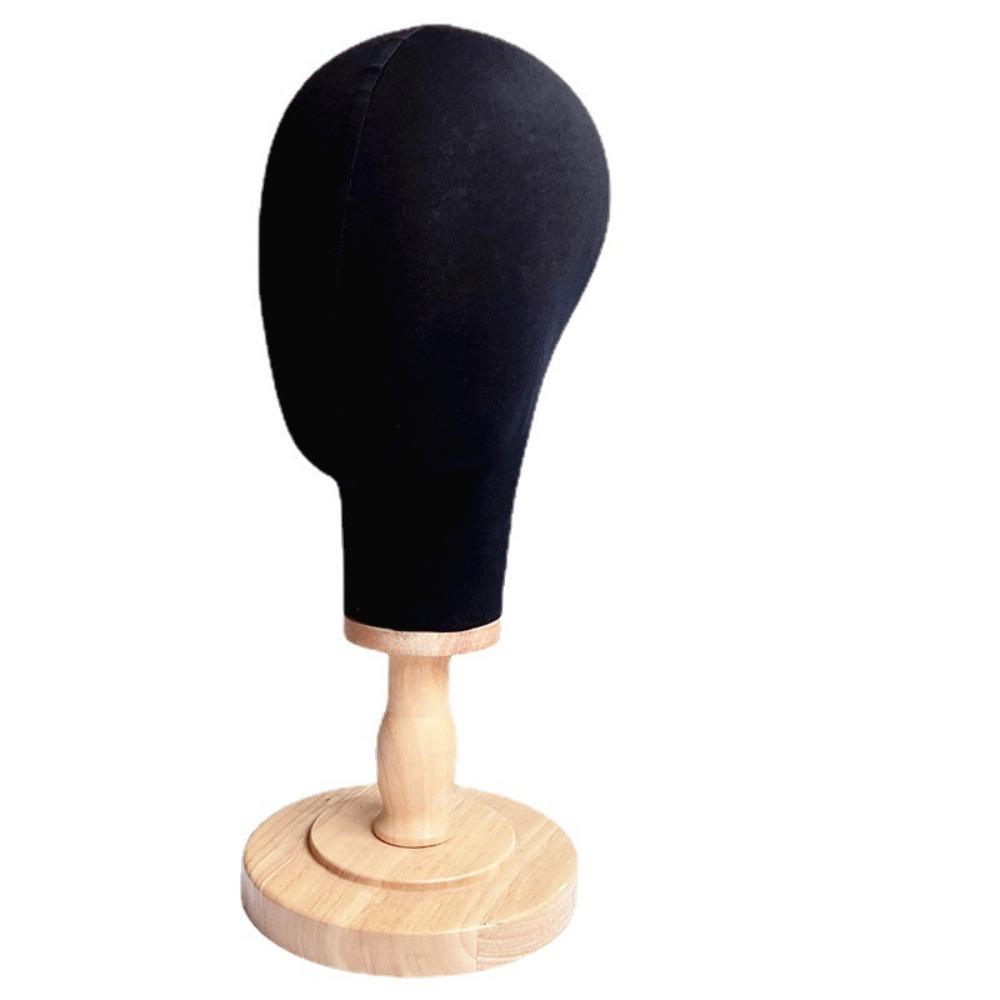 Manikin Styling Display Head Stable Base Wig Hat Display Holder Canvas Block Head Barbershop