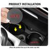 2026 Hot For VOLKSWAGEN VW 2pcs Car Water Cup Holder Mat Anti Slip Insert Coasters Pads For Volkswagen Golf 4 5 6 7 GTI Tiguan P