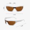 Non-polarized One-piece Lens Oversized Sunglasses Mountaineering Sunscreen SuneyeglOutdoors Riding Sports Goggles