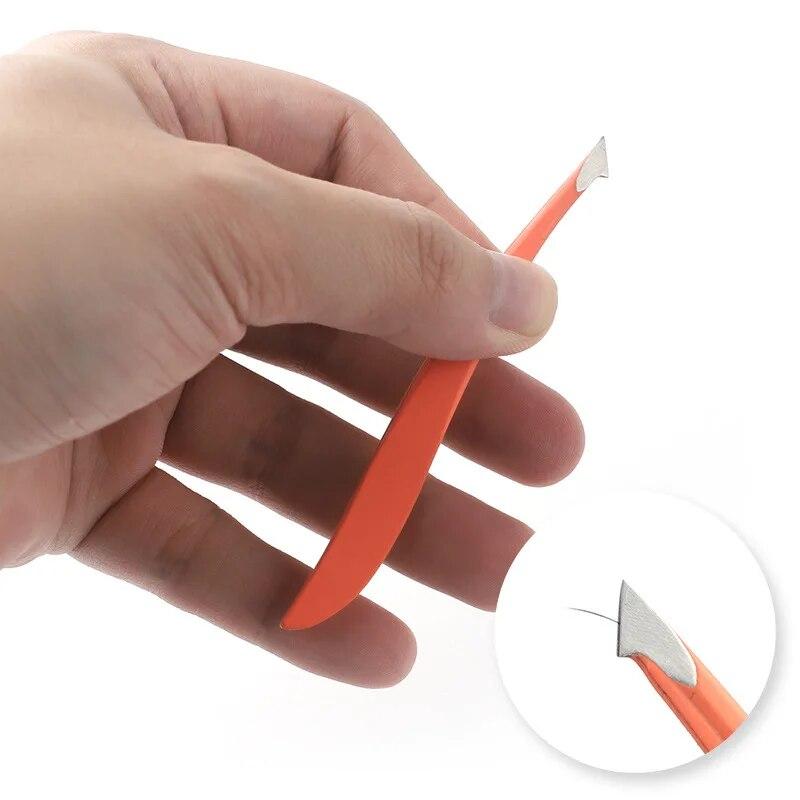 1 шт., красочное Новое поступление, профессиональный пинцет из нержавеющей стали, зажим для бровей, лица, носа, инструмент для удаления волос, зажим-банан