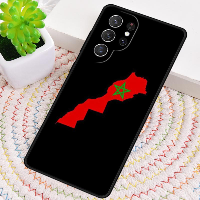 Флаг Марокко Марокканский Уникальный Силиконовый Чехол Для Телефона Для Samsung Galaxy note 10 pro S26 S25 S24 S23 S22 S21 Plus S25Ultra Capa Чехол