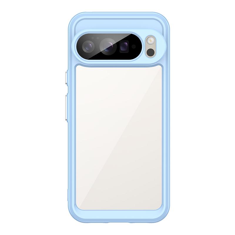 Роскошный прозрачный цветной чехол для телефона из ПК+ТПУ для Google Pixel 11 Pro XL 10A 9 8 7 6 Pro 8A 7A Ударопрочный бампер Защитная крышка