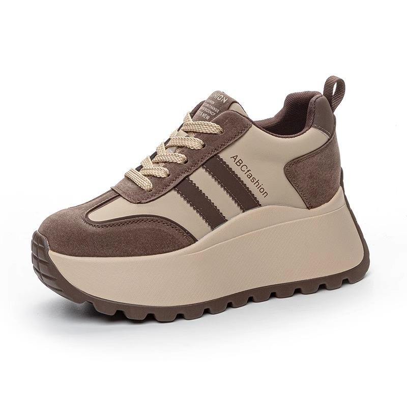 Высококачественные вафельные Agam немецкие тренировочные кроссовки женские 2025 осень новые популярные супер огонь платформа спортивные и повседневные папины кроссовки