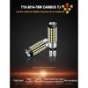 JIACHI 2PCS T10 LED Lamp For Car W5W CANBUS 194 168 5W5 501 Auto Clearance Parking Lights 78Chips Highlight Cool White DC12V-24V