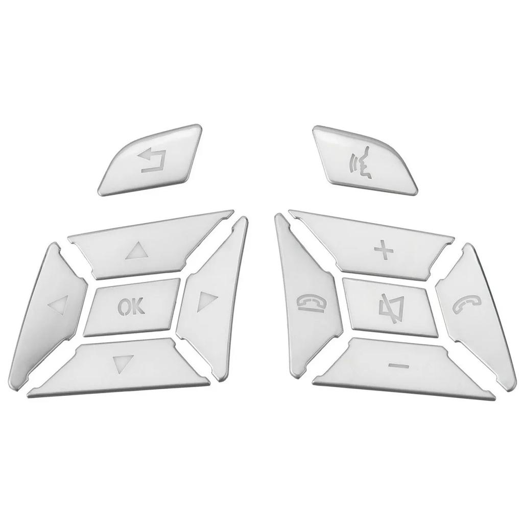 Крышка кнопки рулевого колеса автомобиля, отделка переключателя, украшение для Mercedes Benz ABCE ML GL CLA GLA GLK SL Class W176 W246 W212 W204