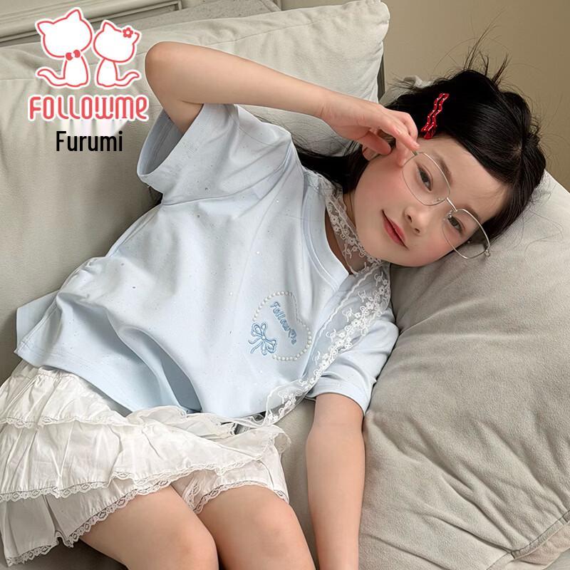 Fuluomi Girls' Short Sleeve T-shirt