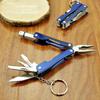 Blue Pocket Fishing Pliers Multi-Purpose Fishing Tool LED Flashlight Tool for Camping Multi Tools