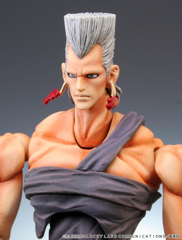 Супер подвижная фигурка Bizarre Adventure Part Polnareff примерно 160 мм окрашенная подвижная фигурка "JoJo's 3" JP. ПВХ, АБС и нейлон