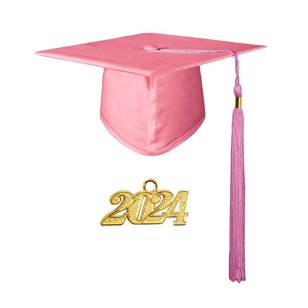 Церемония вручения диплома Выпускная шляпа Поздравления для выпускных вечеринок Унисекс Кепка из миномета