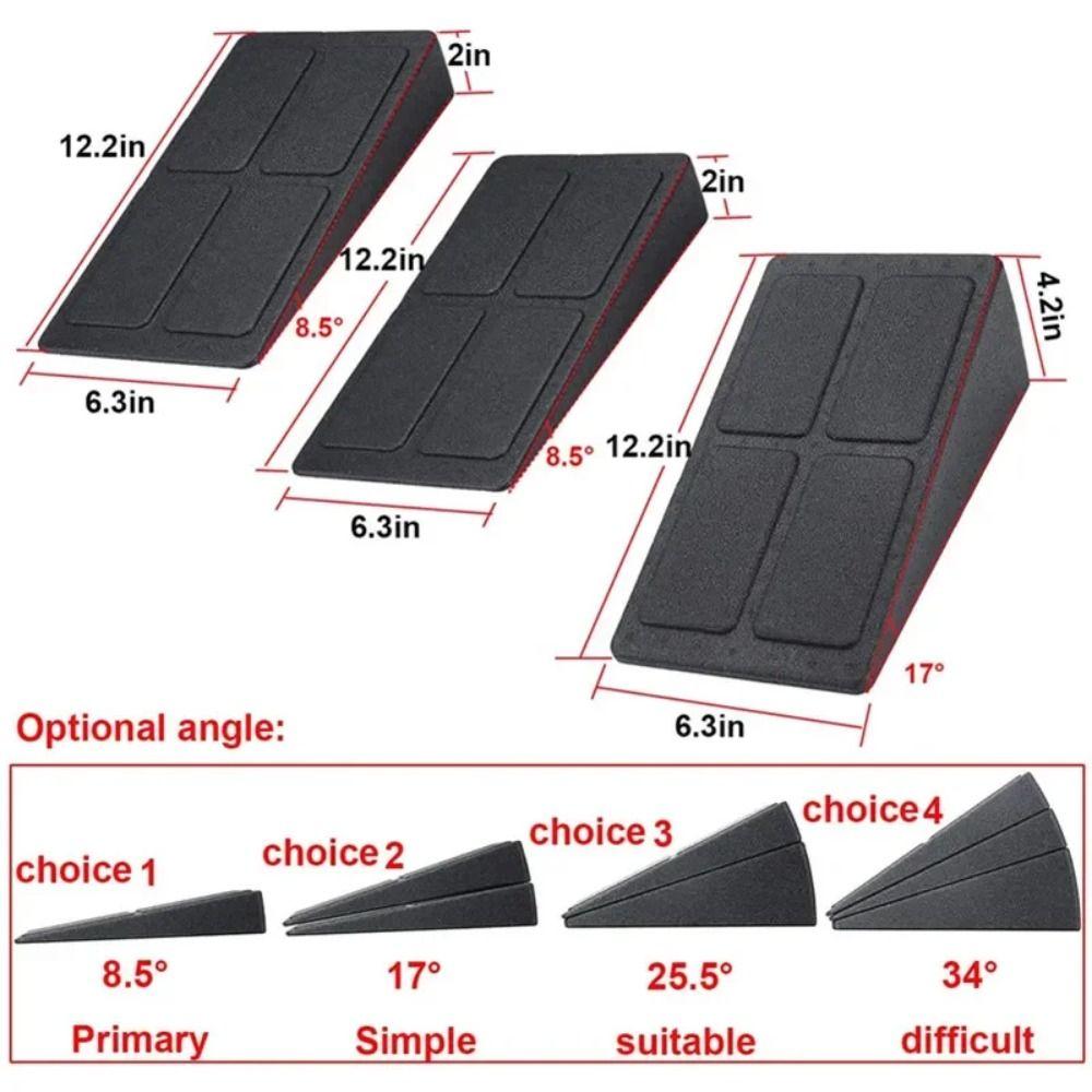 Non-Slip Yoga Wedge Block Ramp Fitness Ramp Yoga Bricks Yoga Wedge Stretch Slant Boards Fitness
