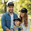 Бейсболка с вышивкой DAD MOM Мужская и женская Ретро Винтажная Модная Кепка для пары Хип-хоп Кепка