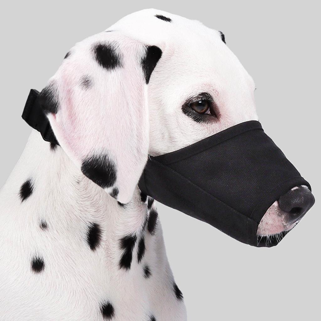Adjustable Dog Muzzle Prevents Biting Barking and Chewing with Breathable Fabric for Various Size Dogs Outdoor Supply
