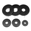 Black Oversized Thickened Round Metal Flat Washer Spacer for Home Use