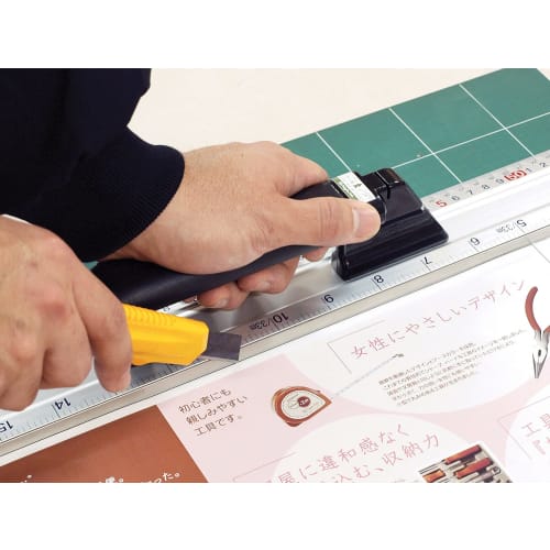 Niigata Seiki SK Aluminum Cut Scale with Handle, 100cm, ACS-100H