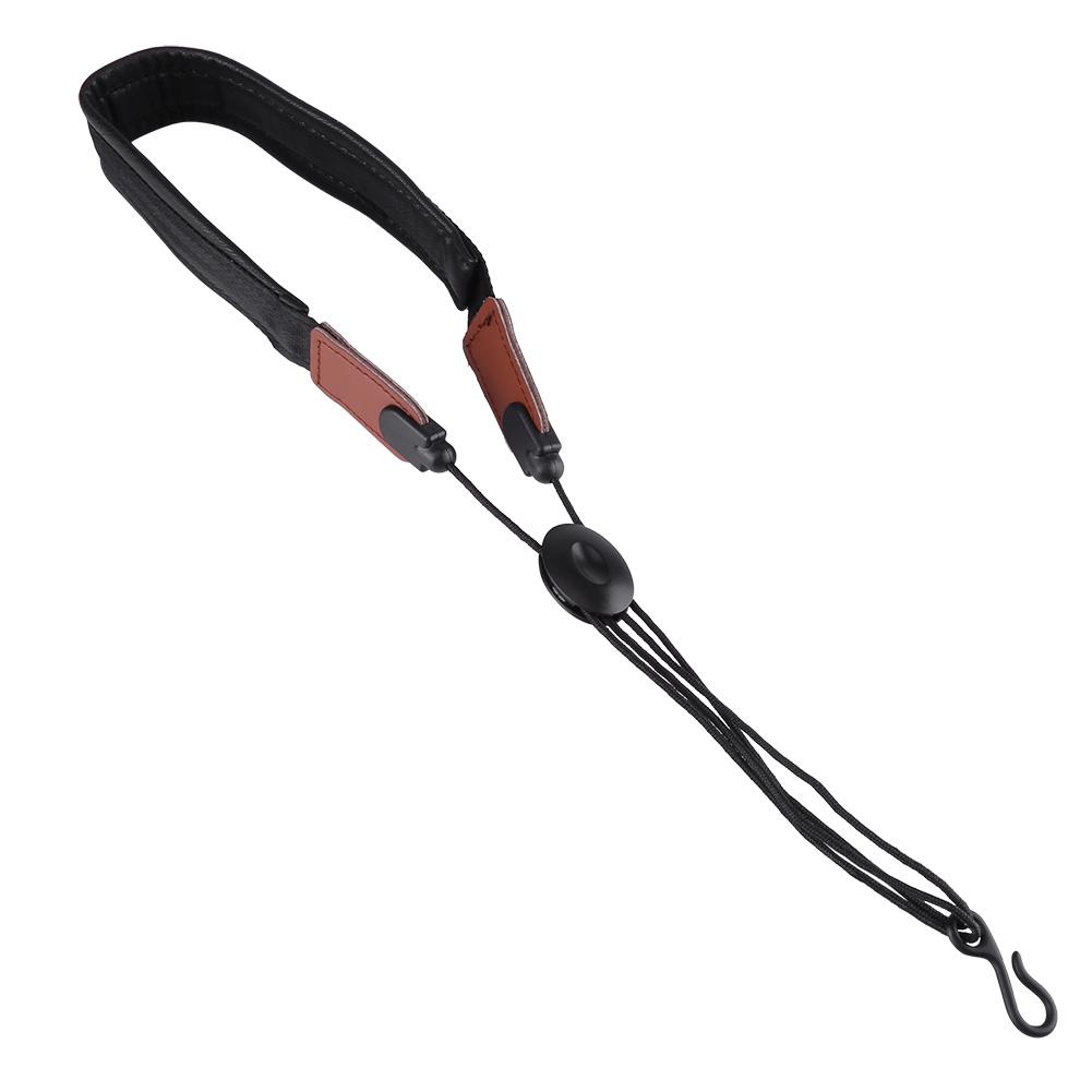 Universal Adjustable Soft PU Leather Neck Strap with Metal Hook Music Parts for Saxophone