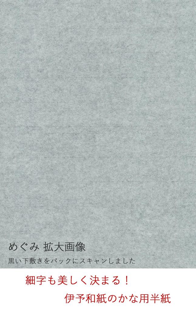 Kobaido Calligraphy Paper, Kana Writing Paper, Megumi, 200 Sheets, Smudge-Resistant, Shows Off Scratches, Ideal for Kana Practice, Iyo Washi