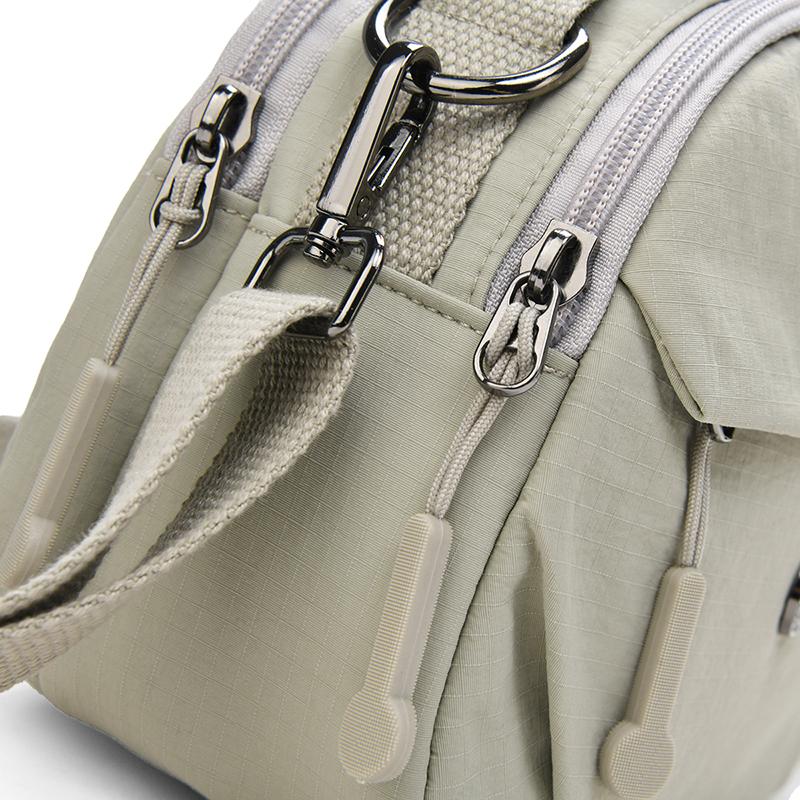 Женская нейлоновая сумка через плечо однотонная портативная сумка кроссбоди