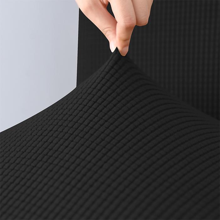 Cover For Bar Stool, Jacquard, Black