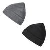[QCHOMEE] knit hat men's ladies hat autumn/winter Cold protection Heat retention ribbed knit cap Anti-static elasticity care hat simple commute