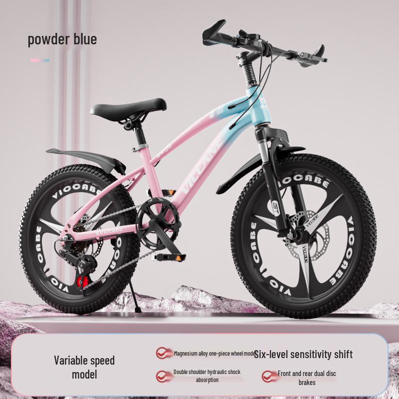 20 Inch Variable Speed Mountain Bike for Children Ages 7-11