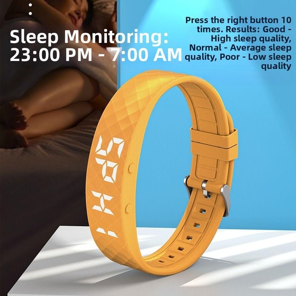 Водонепроницаемый фитнес-трекер 8 комплектов настроек будильника Фитнес-браслеты Будильник Часы для студентов