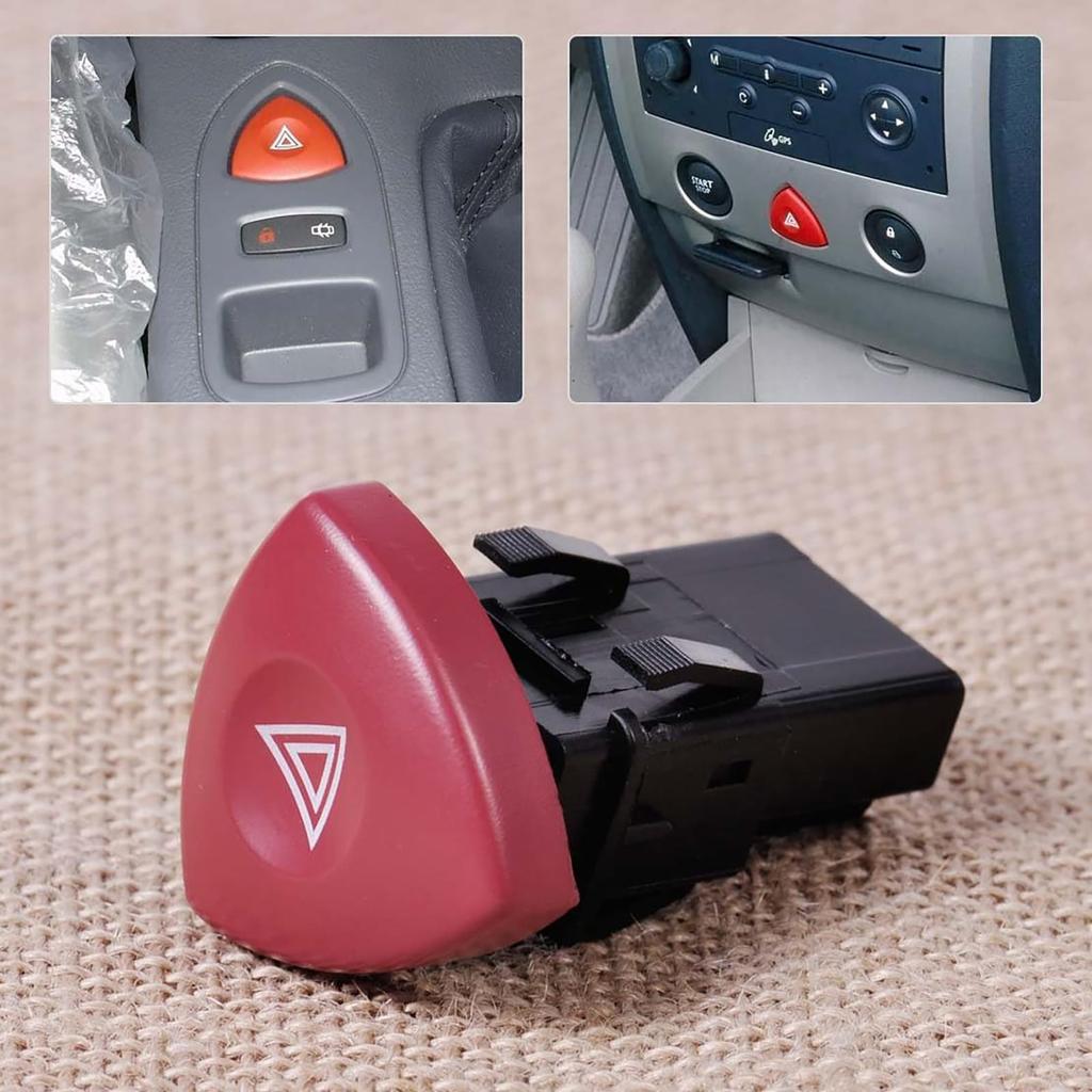 Hazard Signal Switch Warning Light Switch for Renault Espace MK