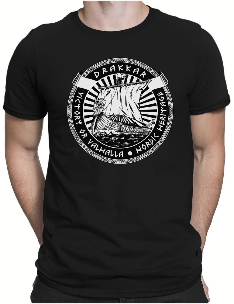 Футболка унисекс Drakkar Ship Fun Odin Valhalla Vikings Ragnar North